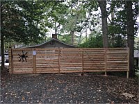 <b>6 foot Cedar Horizontal Alternate Picking Style Fencing with 1x6 1x4 1x4 pattern</b>